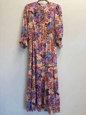 Skies Are Blue Floral Maxi Dress